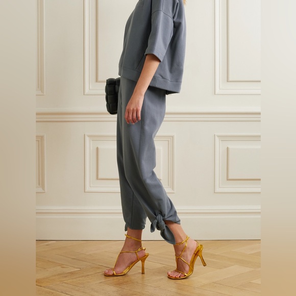 Tibi Grey XXS side tie stretch jersey sweatpants EUC (Gray) - Picture 2 of 5